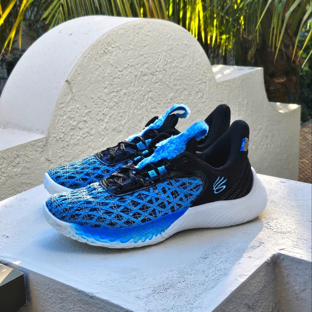 Size 12 - Under Armour Curry Flow 9 Street Pack 'Cookie Monster'